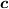 <tex>\boldsymbol{c}</tex>