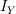 <tex>I_Y</tex>
