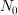 <tex>N_0</tex>